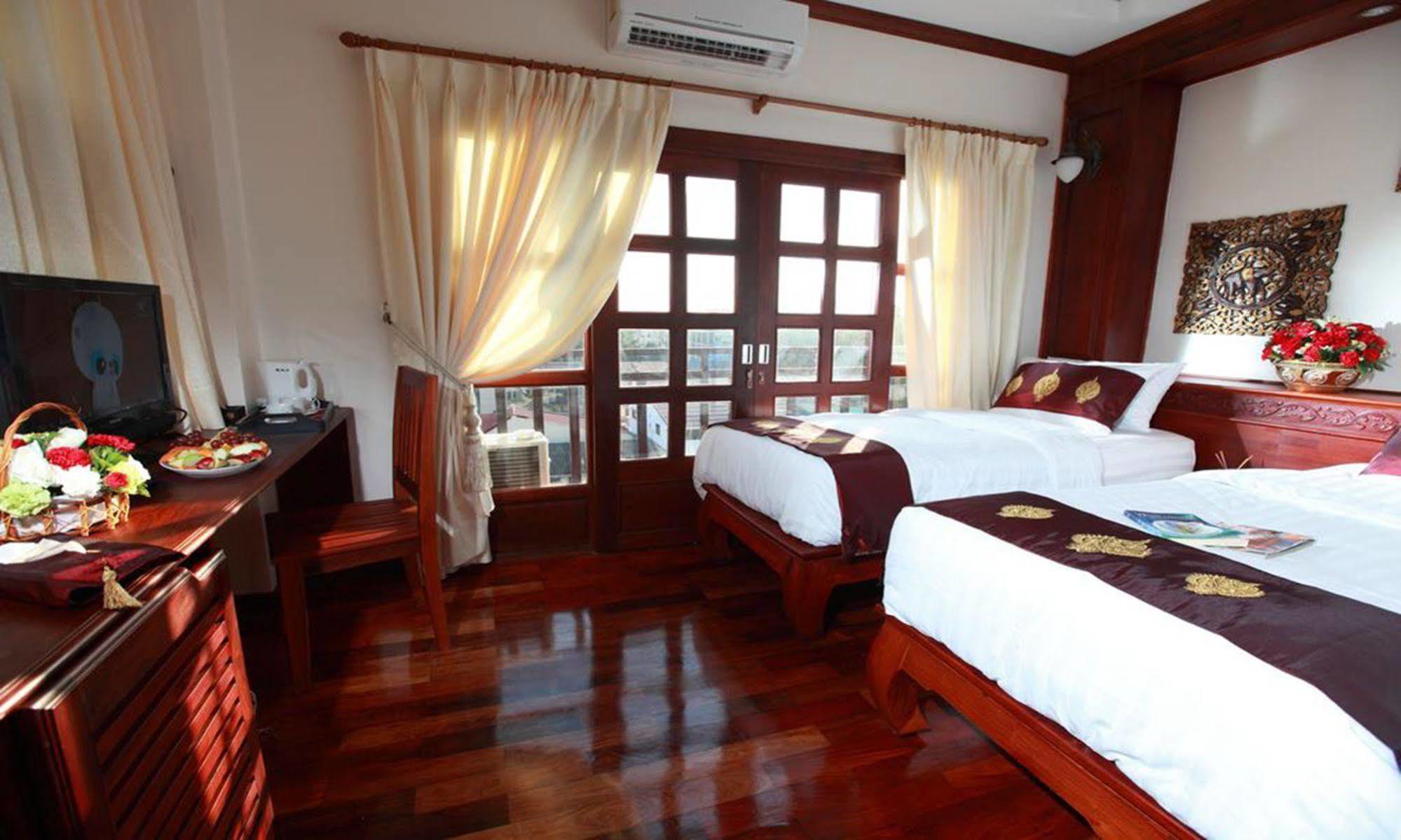 Manorom Boutique Hotel Vientián Kültér fotó